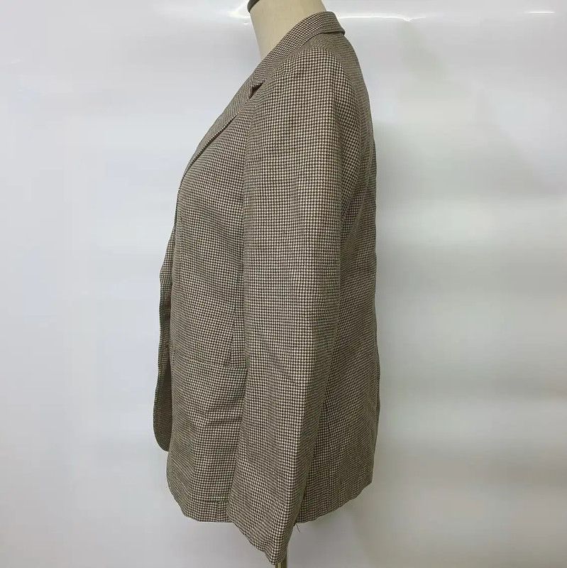 Burberry Burberry Coffee Houndstooth Long Cardigan Size M / US 6-8 / IT 42-44 - 3 Thumbnail