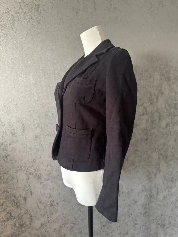 Burberry Burberry Black Cotton Women's Jacket Size M / US 6-8 / IT 42-44 - 4 Thumbnail