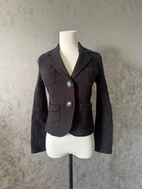 Burberry Burberry Black Cotton Women's Jacket Size M / US 6-8 / IT 42-44 - 3 Thumbnail