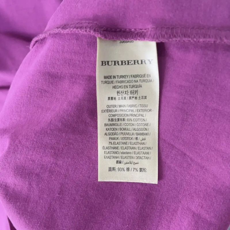 Burberry Burberry Yellow Cotton Women's T-Shirt Size M / US 6-8 / IT 42-44 - 5 Thumbnail