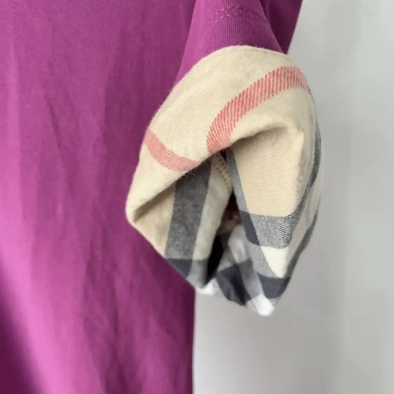 Burberry Burberry Yellow Cotton Women's T-Shirt Size M / US 6-8 / IT 42-44 - 3 Thumbnail