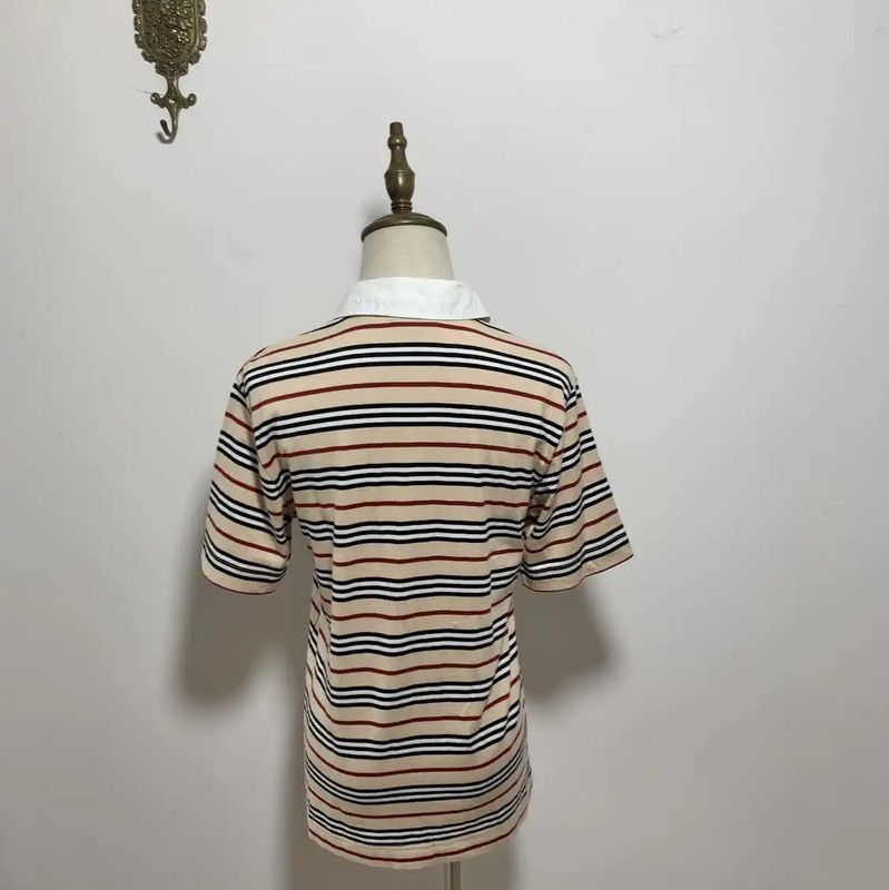 Burberry Burberry Striped Cotton T-Shirt for Women Size M / US 6-8 / IT 42-44 - 4 Thumbnail