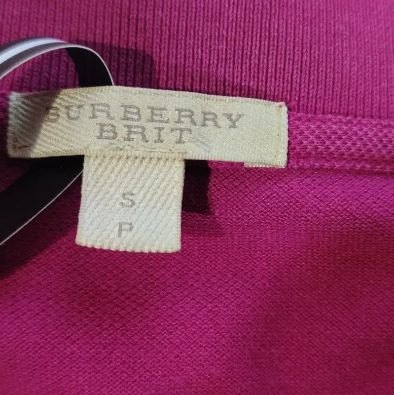 Burberry Burberry Women's S Size Purple Cotton T-Shirt Size S / US 4 / IT 40 - 4 Thumbnail