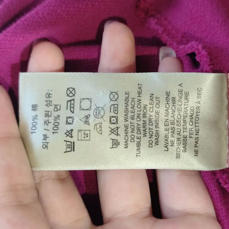Burberry Burberry Women's S Size Purple Cotton T-Shirt Size S / US 4 / IT 40 - 6 Thumbnail