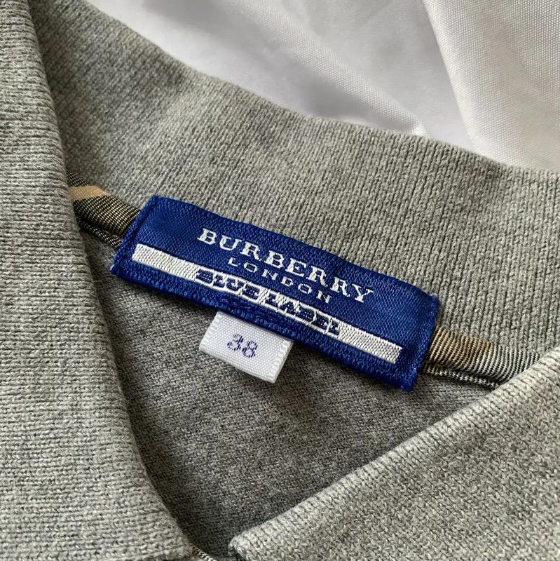 Burberry Burberry Gray Cotton Women's Top Size M / US 6-8 / IT 42-44 - 4 Thumbnail