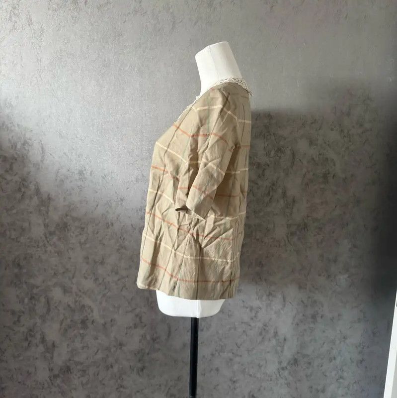 Burberry Burberry Green Wool Short Sleeve Shirt Size M / US 6-8 / IT 42-44 - 3 Thumbnail