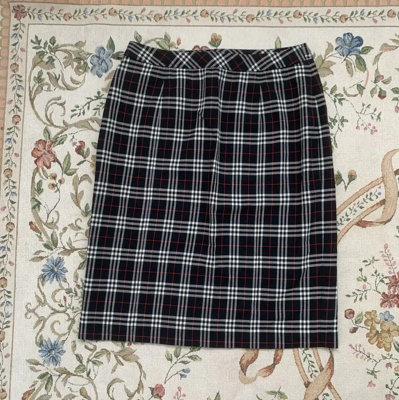 Burberry Burberry Black Wool Blend Women's Skirt Size 28" / US 6 / IT 42 - 5 Thumbnail