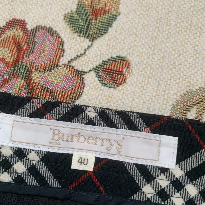 Burberry Burberry Black Wool Blend Women's Skirt Size 28" / US 6 / IT 42 - 4 Thumbnail