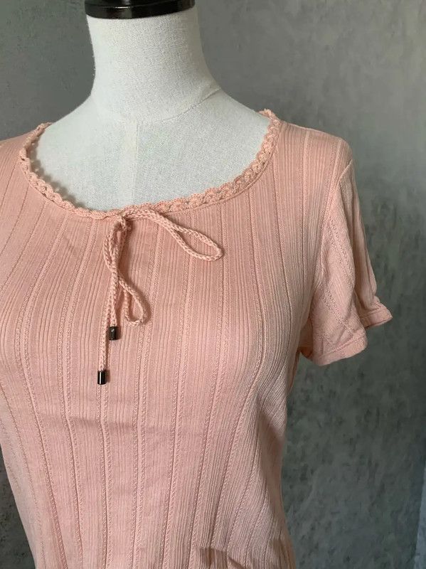 Burberry Burberry Pink Cotton Short Sleeve T-shirt Size S / US 4 / IT 40 - 4 Thumbnail