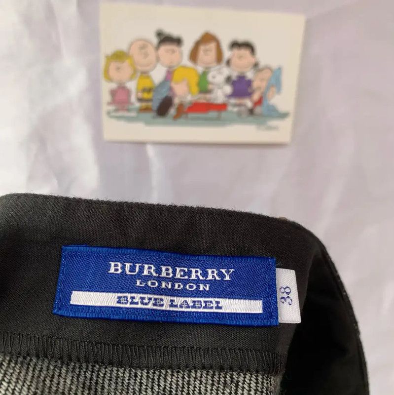 Burberry Burberry Women's Dark Gray Wool Skirt Size 23" - 5 Thumbnail