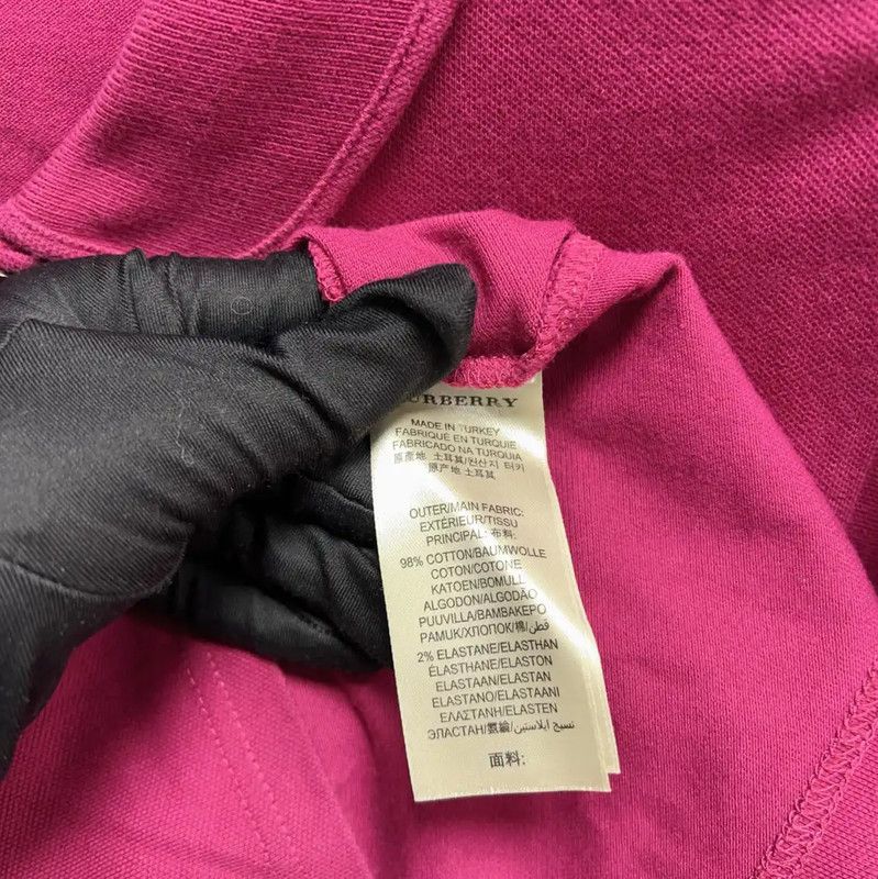 Burberry Burberry Spring Autumn Pink Cotton T-shirt Size S / US 4 / IT 40 - 5 Thumbnail
