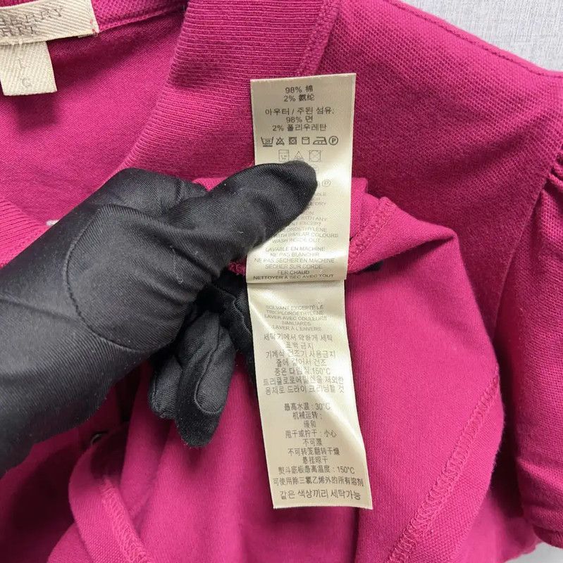 Burberry Burberry Spring Autumn Pink Cotton T-shirt Size S / US 4 / IT 40 - 6 Thumbnail