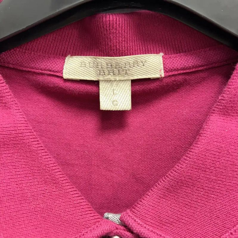 Burberry Burberry Spring Autumn Pink Cotton T-shirt Size S / US 4 / IT 40 - 3 Thumbnail