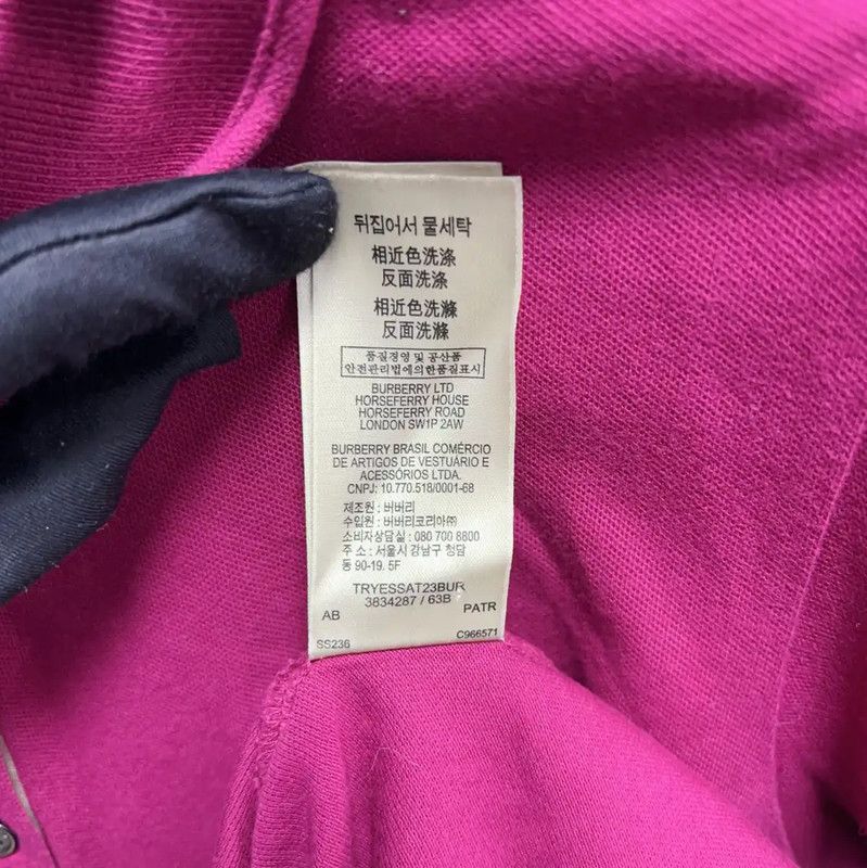 Burberry Burberry Spring Autumn Pink Cotton T-shirt Size S / US 4 / IT 40 - 7 Thumbnail
