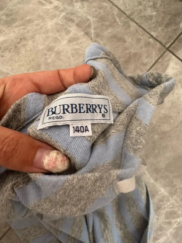 Burberry Burberry Colorblock Cotton Short T-Shirt Size XXS / US 00 / IT 34 - 7 Thumbnail