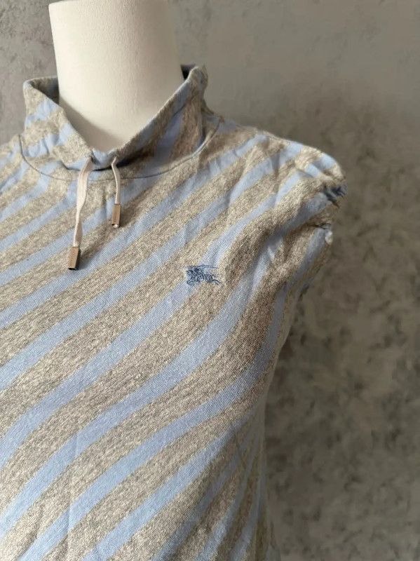 Burberry Burberry Colorblock Cotton Short T-Shirt Size XXS / US 00 / IT 34 - 3 Thumbnail