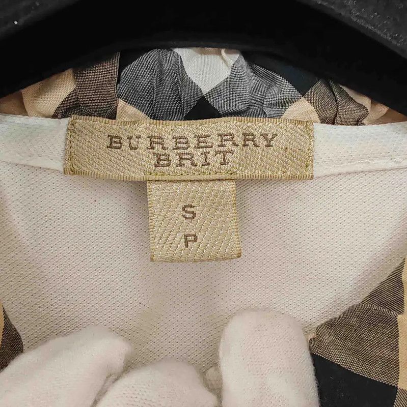 Burberry Burberry White Cotton Long Sleeve Shirt Size S / US 4 / IT 40 - 3 Thumbnail