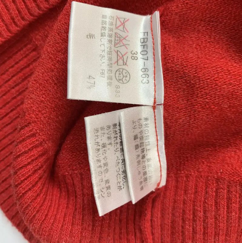 Burberry Burberry Red Wool Women's Top Size M / US 6-8 / IT 42-44 - 7 Thumbnail