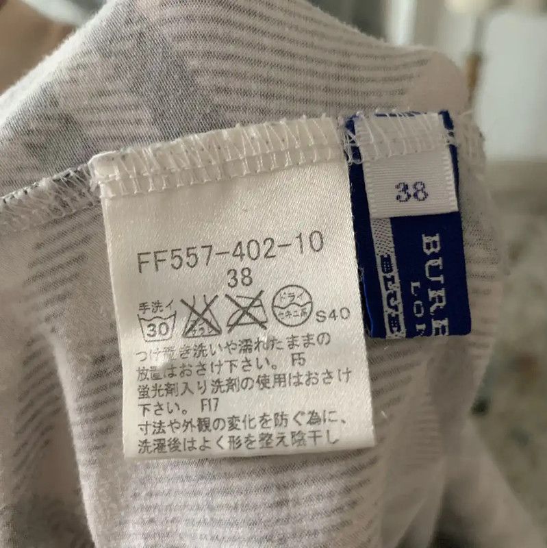 Burberry Burberry Women’s White Cotton Plaid T-shirt Size M / US 6-8 / IT 42-44 - 5 Thumbnail