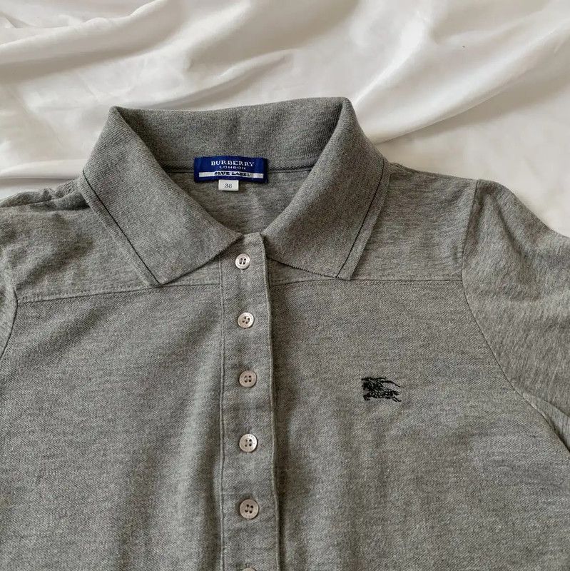 Burberry Burberry Gray Cotton Ladies Top Size M / US 6-8 / IT 42-44 - 3 Thumbnail