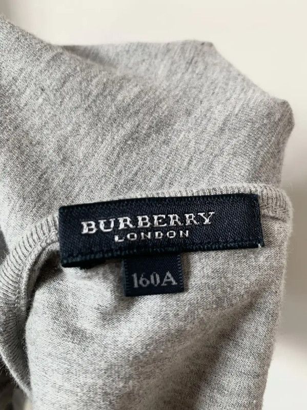 Burberry Burberry Gray Cotton T-shirt for Women Size M / US 6-8 / IT 42-44 - 5 Thumbnail