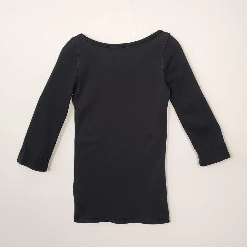 Burberry Burberry Black Cotton Women's T-Shirt Size S / US 4 / IT 40 - 2 Thumbnail