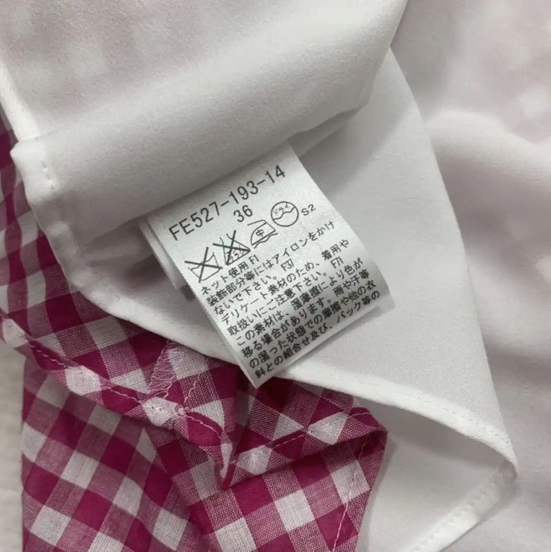 Burberry Burberry Pink Gingham Women's Top Size S / US 4 / IT 40 - 7 Thumbnail