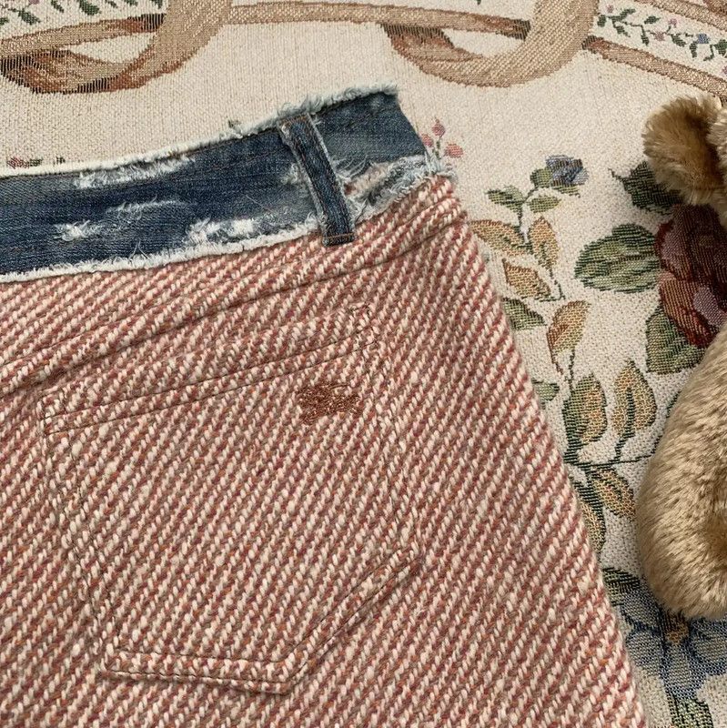 Burberry Burberry Pink Wool Women's Skirt Size 23" - 6 Thumbnail