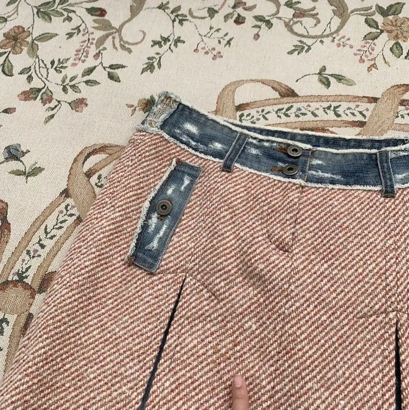 Burberry Burberry Pink Wool Women's Skirt Size 23" - 4 Thumbnail