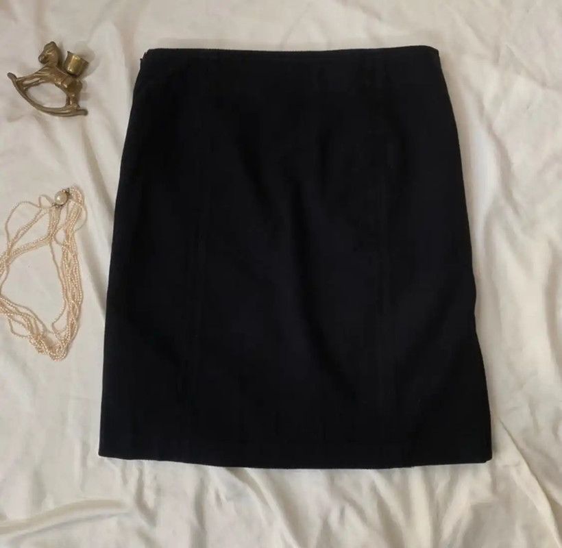 Burberry Burberry Black Cotton Women's Skirt M Size Size 23" - 5 Thumbnail