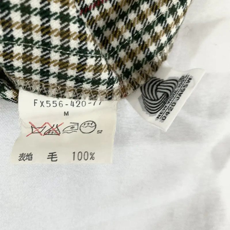 Burberry Burberry Khaki Green Wool Check Skirt Size 30" / US 8 / IT 44 - 8 Thumbnail
