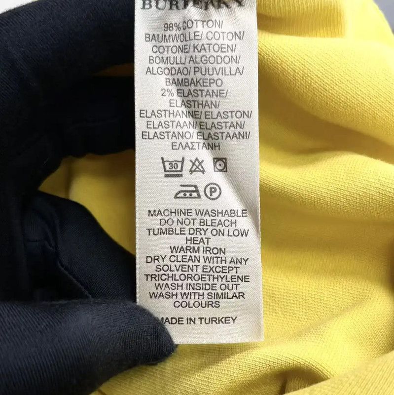 Burberry Burberry Yellow Short Sleeve T-Shirt Size M / US 6-8 / IT 42-44 - 5 Thumbnail