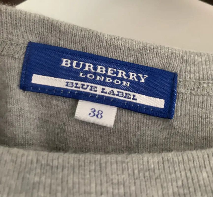 Burberry Burberry Gray Cotton T-Shirt for Women Size M / US 6-8 / IT 42-44 - 5 Thumbnail