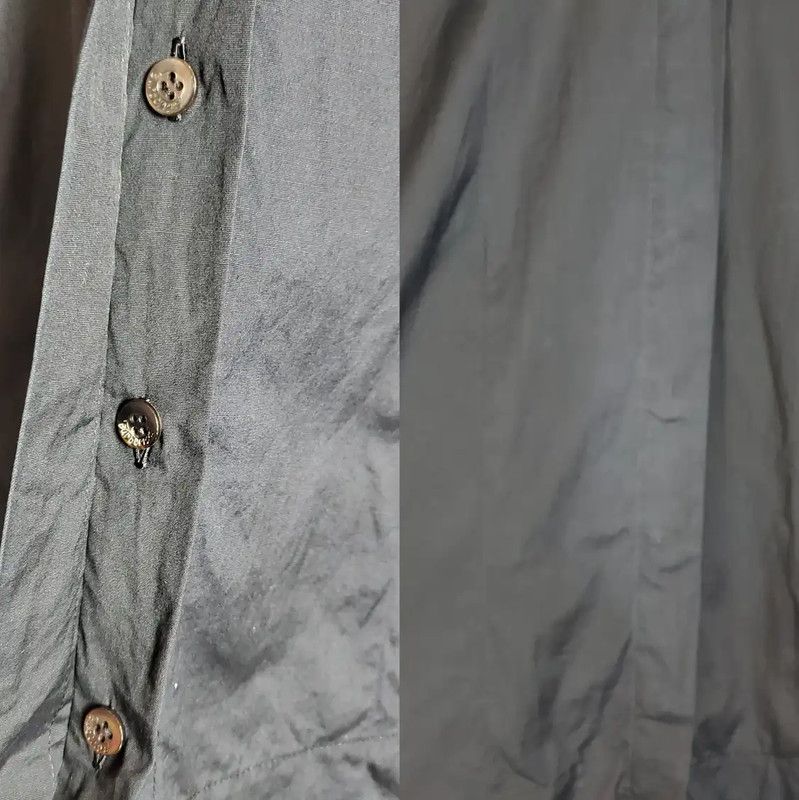 Burberry Burberry Black Cotton Blend Long Sleeve Shirt Size M / US 6-8 / IT 42-44 - 4 Thumbnail