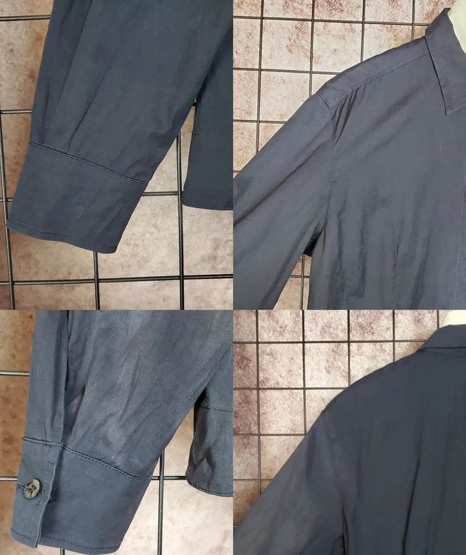 Burberry Burberry Black Cotton Blend Long Sleeve Shirt Size M / US 6-8 / IT 42-44 - 5 Thumbnail