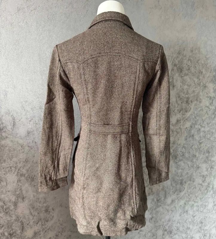 Burberry Burberry Brown Wool Blend Mid-Length Coat Size M / US 6-8 / IT 42-44 - 4 Thumbnail