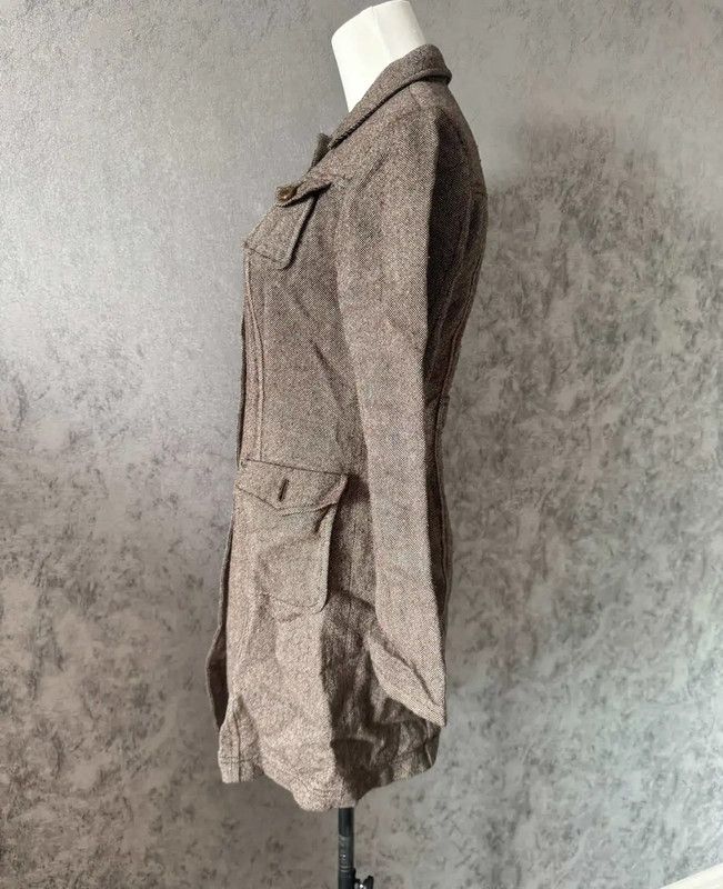 Burberry Burberry Brown Wool Blend Mid-Length Coat Size M / US 6-8 / IT 42-44 - 3 Thumbnail