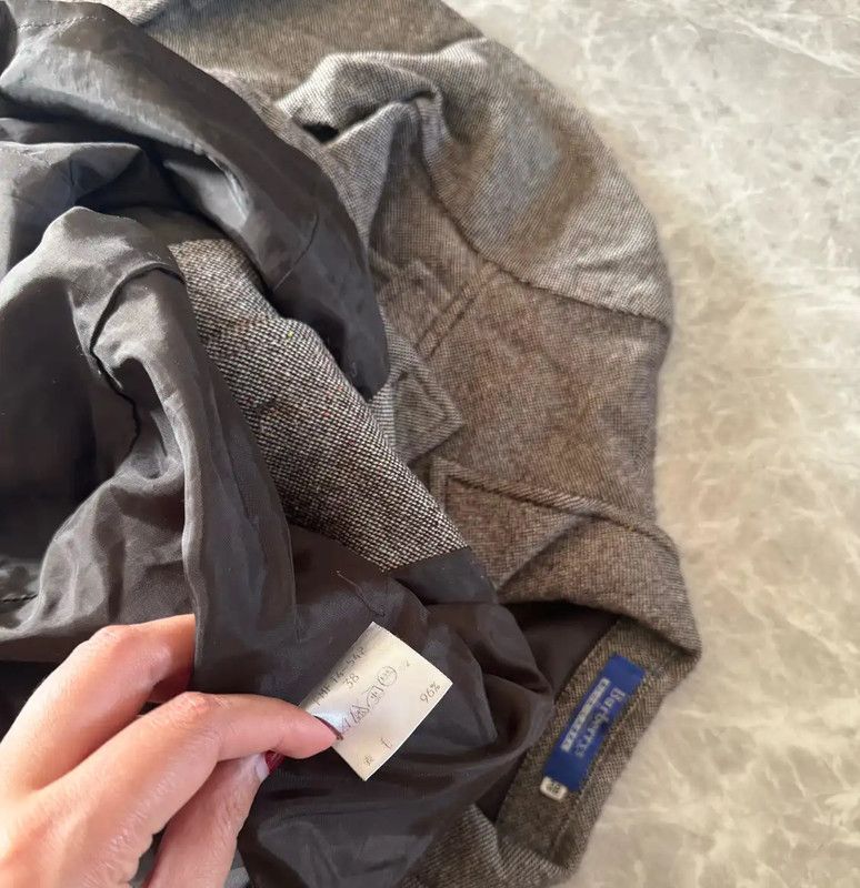 Burberry Burberry Brown Wool Blend Mid-Length Coat Size M / US 6-8 / IT 42-44 - 7 Thumbnail