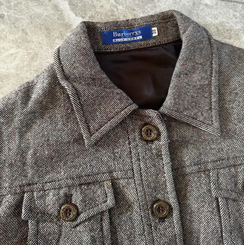 Burberry Burberry Brown Wool Blend Mid-Length Coat Size M / US 6-8 / IT 42-44 - 6 Thumbnail