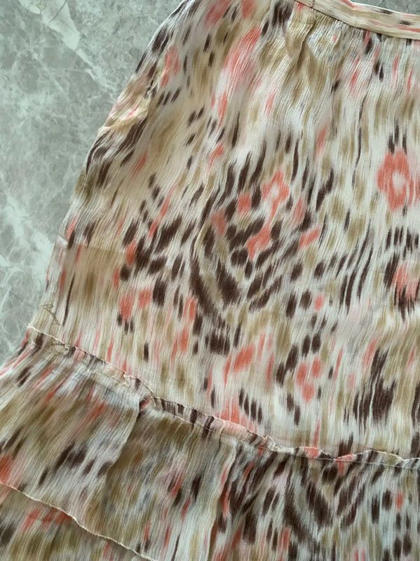 Burberry Burberry M Colorful Silk Midi Skirt Size 26" / US 2 / IT 38 - 3 Thumbnail