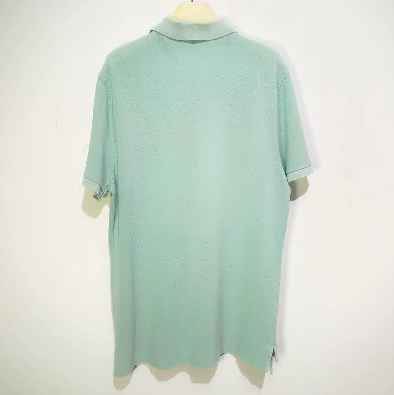 Burberry Burberry Light Blue Cotton Polo T-shirt for Women Size XL / US 12-14 / IT 48-50 - 2 Thumbnail