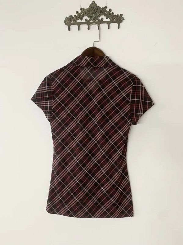 Burberry Burberry Brown Check Women's T-Shirt Size M / US 6-8 / IT 42-44 - 4 Thumbnail