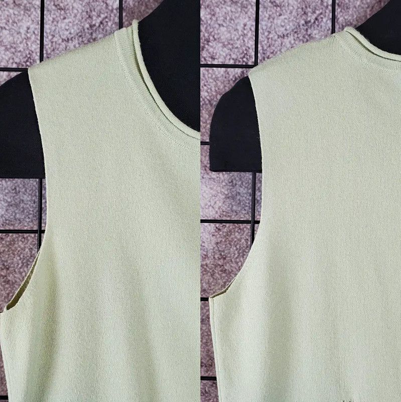 Burberry Burberry Light Green Cotton Blend Summer Top Size S / US 4 / IT 40 - 6 Thumbnail