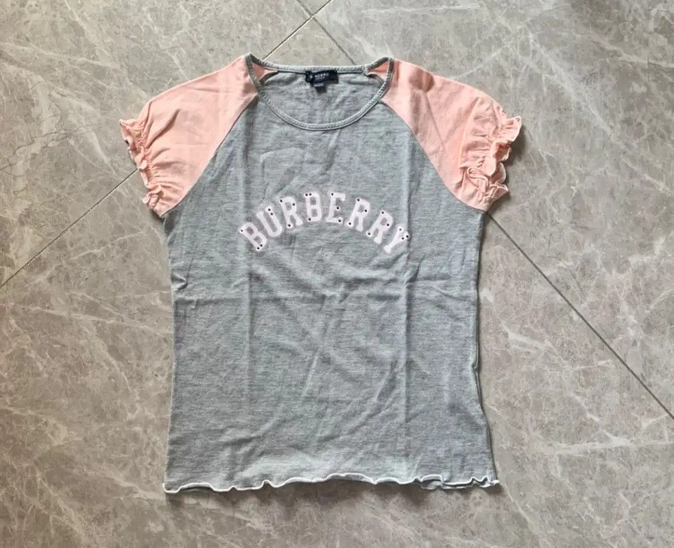 Burberry Burberry Color Block Cotton Women's T-Shirt Size S / US 4 / IT 40 - 2 Thumbnail