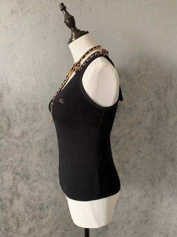 Burberry Burberry Black Sleeveless Tee Shirt for Women Size M / US 6-8 / IT 42-44 - 2 Thumbnail