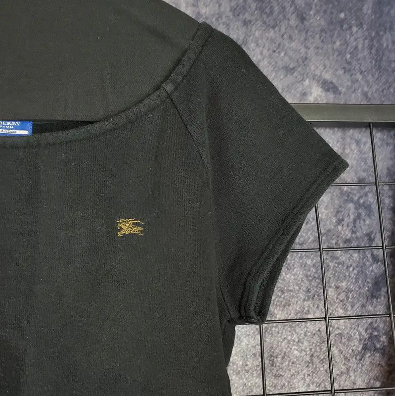 Burberry Burberry Black Cotton Women's Top Size M / US 6-8 / IT 42-44 - 3 Thumbnail