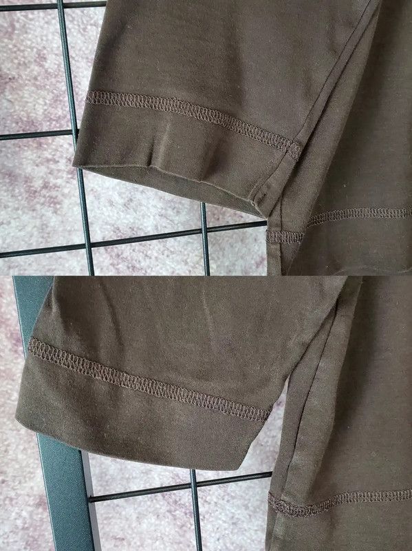 Burberry Burberry Brown Cotton Short Sleeve Sweatshirt Size XL / US 12-14 / IT 48-50 - 6 Thumbnail