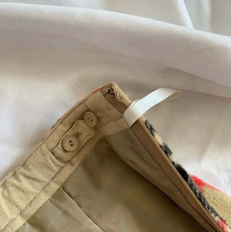 Burberry Burberry Khaki Wool Women’s Skirt Size 23" - 5 Thumbnail