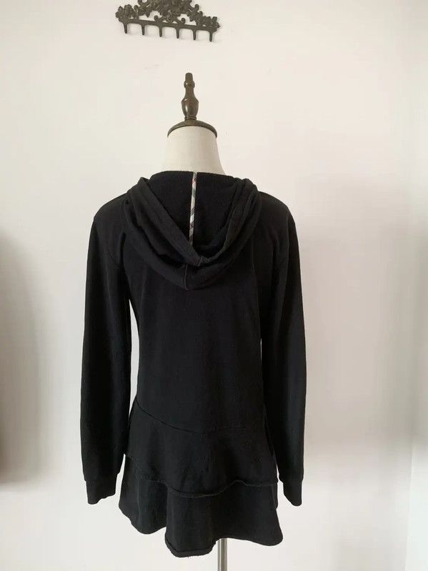 Burberry Burberry Black Cotton Long Sleeve Dress Size M / US 6-8 / IT 42-44 - 4 Thumbnail