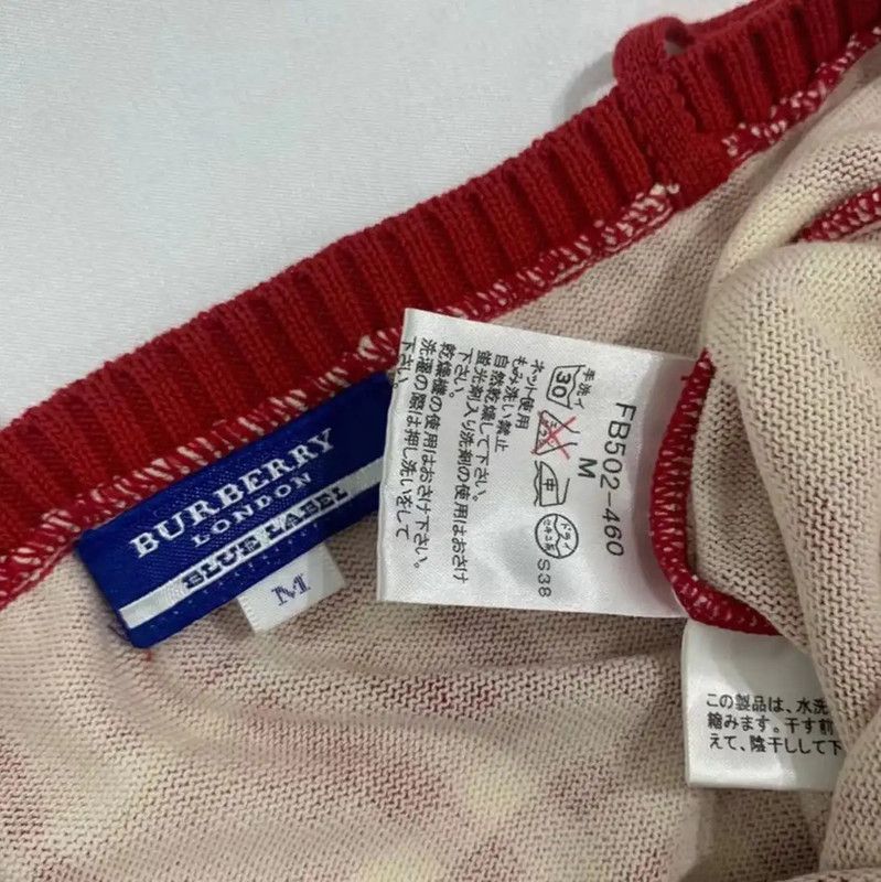 Burberry Burberry Red Cotton Women's Top Size M / US 6-8 / IT 42-44 - 3 Thumbnail